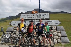 Cycling the Col de la Madeliene in the French Alps