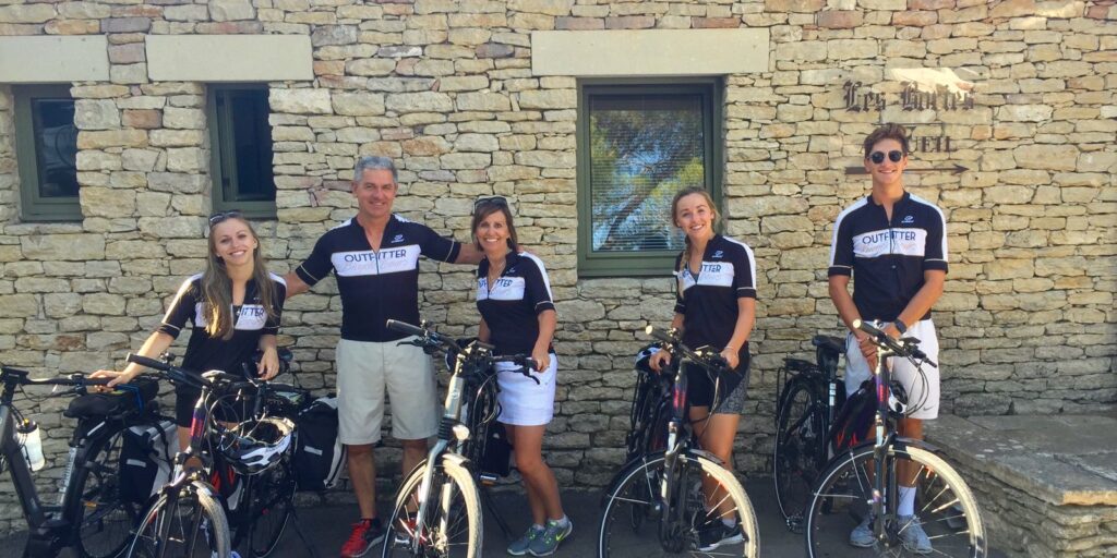Self guided bicycle tour in Provence with a family of five
