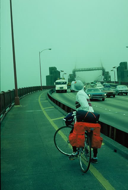 Marilyn on the Golden Gate Bridge