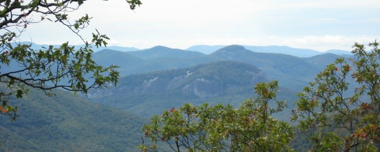 Looking Glass Rock near Asheville North Carolina Mountain Bike Tours near Asheville