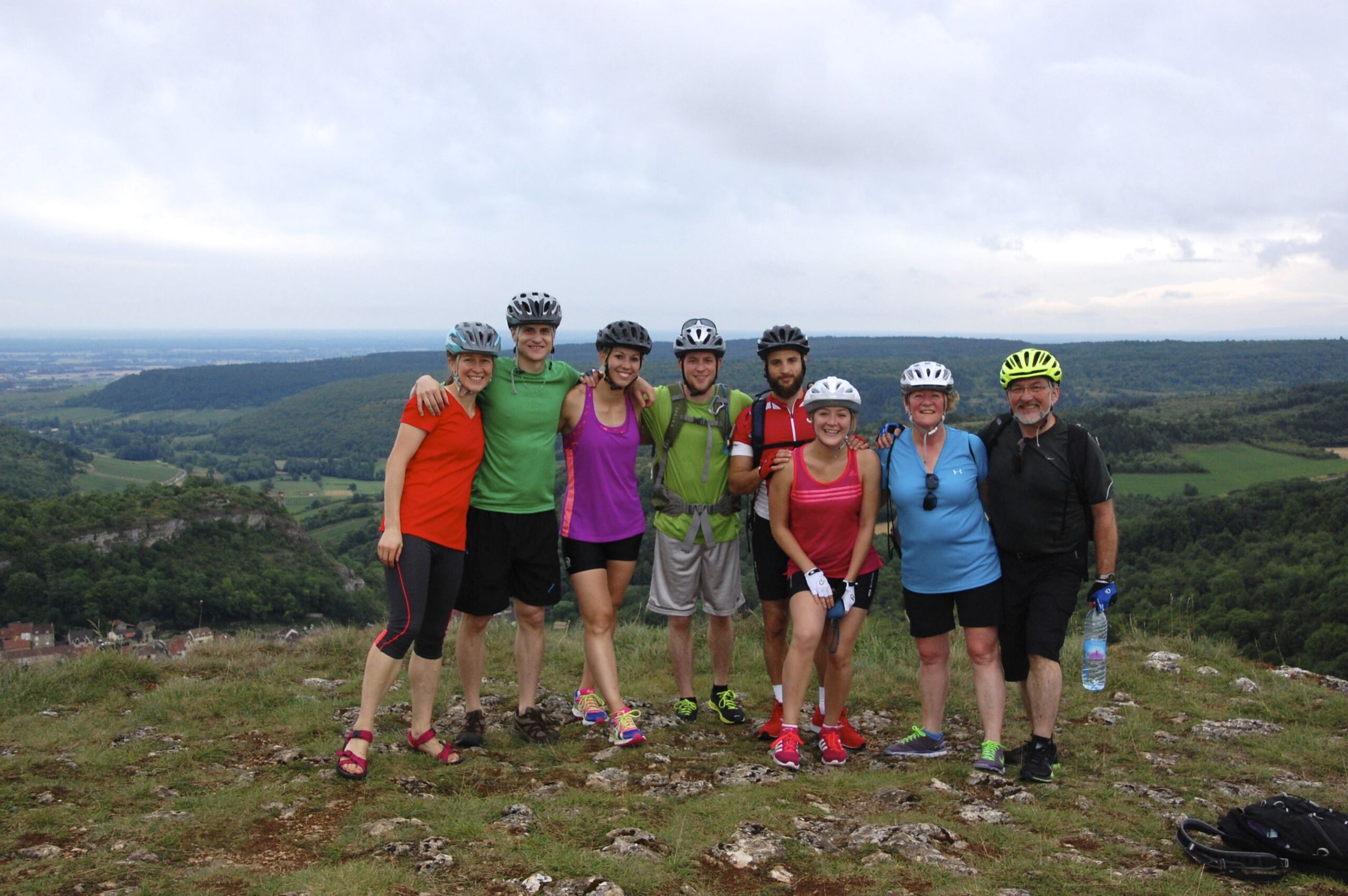 The Hartman Family in Burgundy