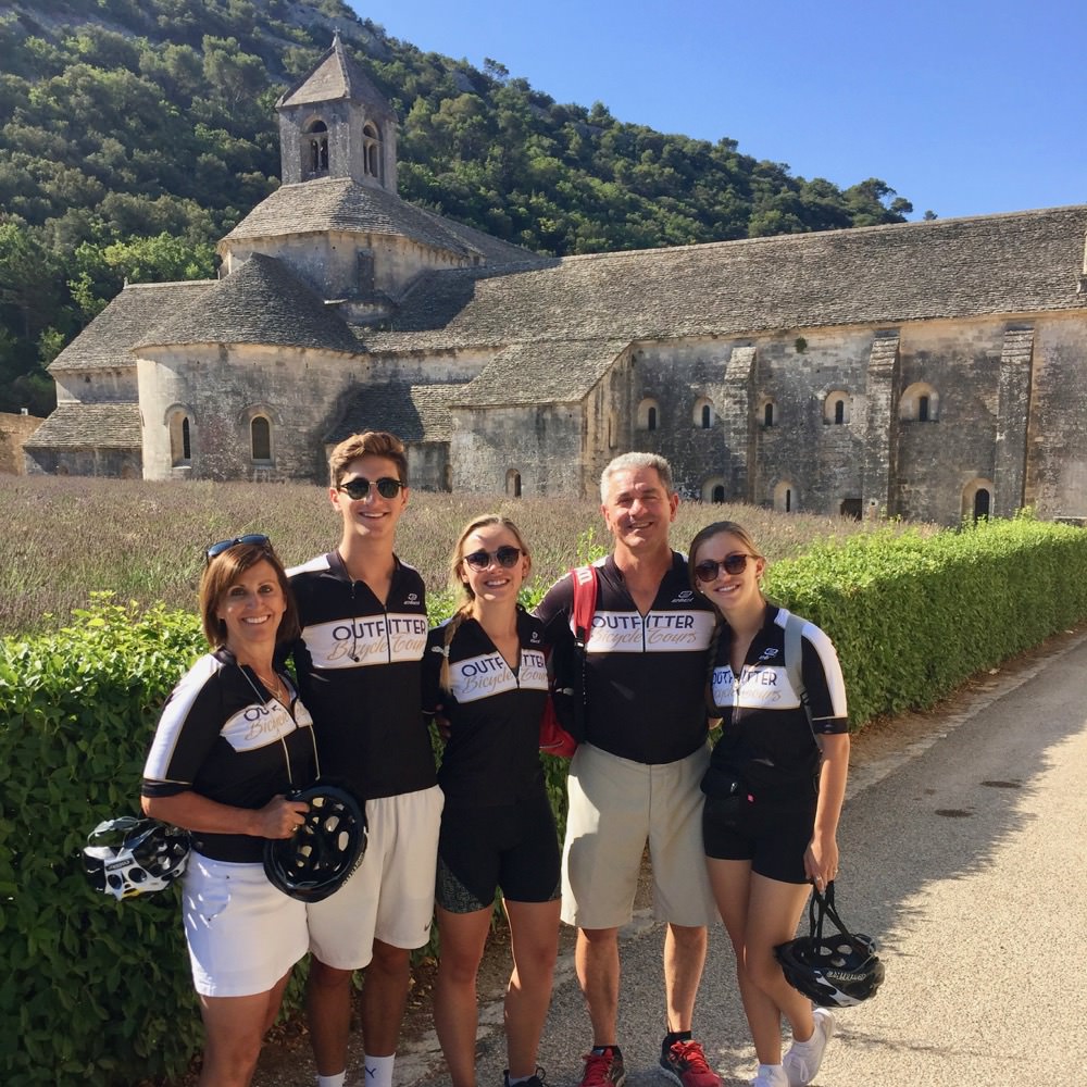 Abbey Senanque in the Luberon during Provence Bike tours