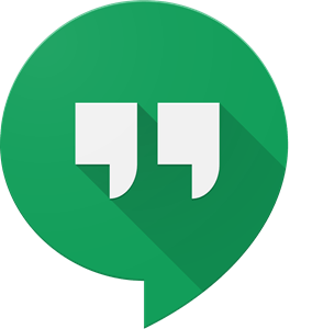 transparent google hangouts logo