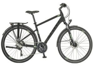 Burgundy Hybrid Bike